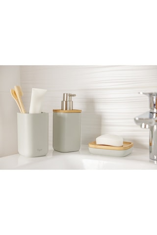 Porte-savon - 11,7 x 8,6 x 3 cm - Gris
