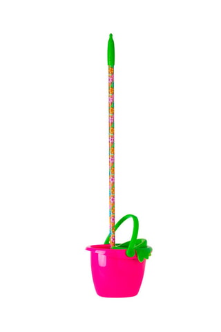 Seau et serpillère pour enfant - 24,5 x 19,5 x 98 cm