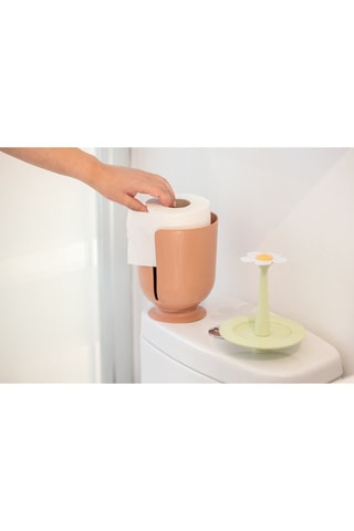 Porte-rouleau - Vert clair et marron