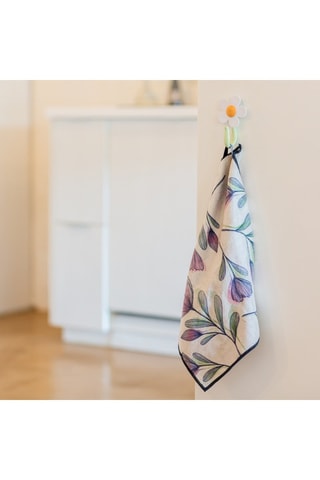 4 chiffons - Blanc et gris