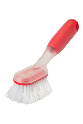 Brosse de nettoyage avec distributeur de savon - 21,5 x 6 x 12 cm