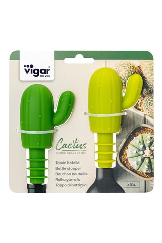 2 bouchons de bouteille en silicone - Vert