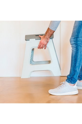 Tabouret pliable Gris - 40 cm