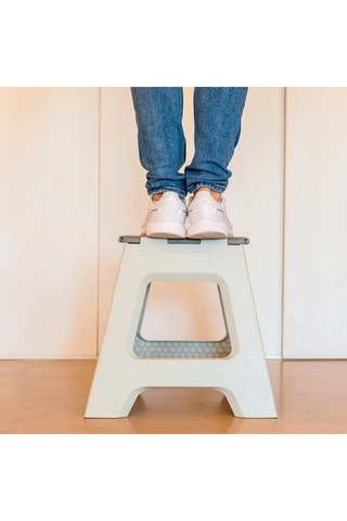 Tabouret pliable Gris - 40 cm