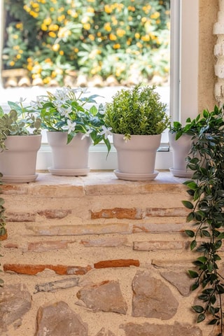 4 pots - Gris clair