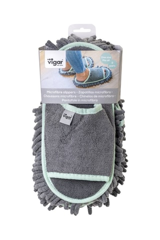 2 paires de pantoufles - Bleu et gris