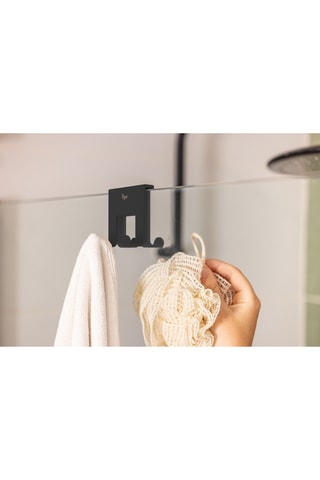 Crochet de douche - Noir
