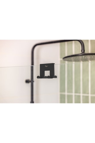 Crochet de douche - Noir