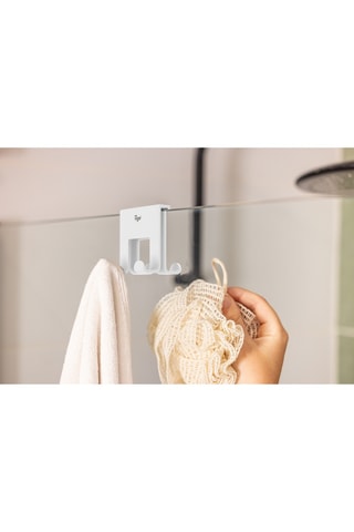 Crochet de douche - Blanc