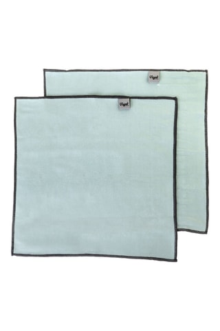 2 chiffons - Turquoise 