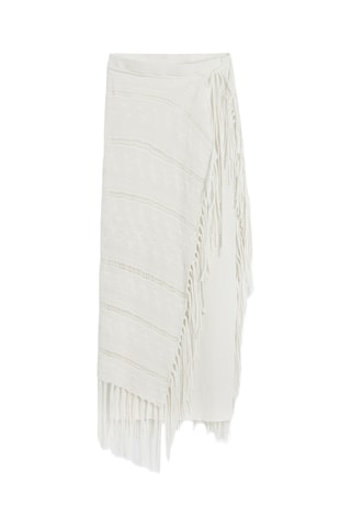 Jupe portefeuille - Beige