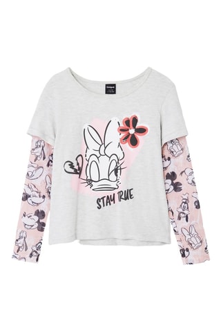T-shirt Mickey Disney - Gris