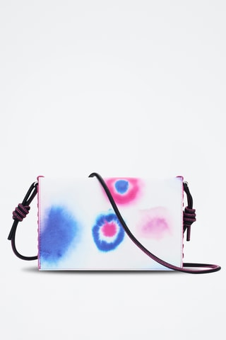 Sac bandoulière tie and dye - Fuchsia