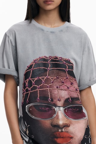 T-shirt regular - Beige