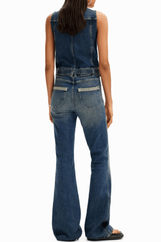 Combinaison en jean - Bleu foncé