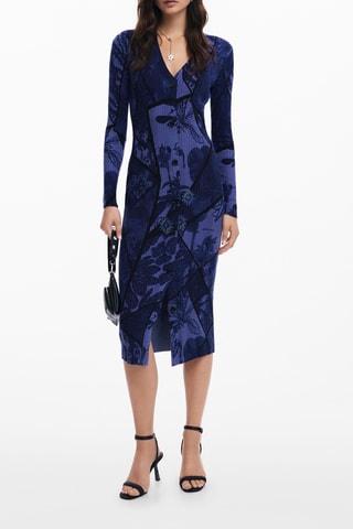 Robe chemise - Bleu