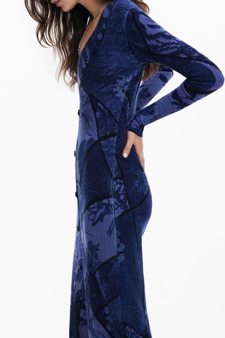 Robe chemise - Bleu