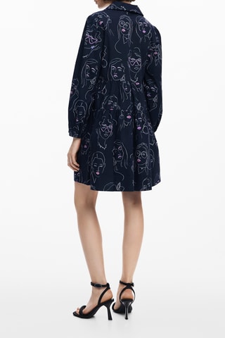 Robe patineuse - Bleu