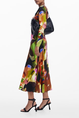 Robe midi - Vert
