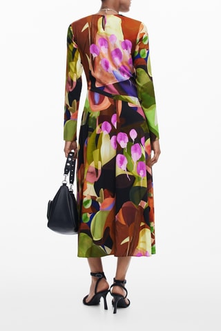 Robe midi - Vert