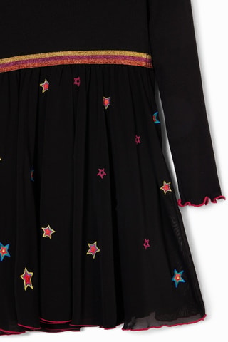 Robe trompe-l'œil - Noir