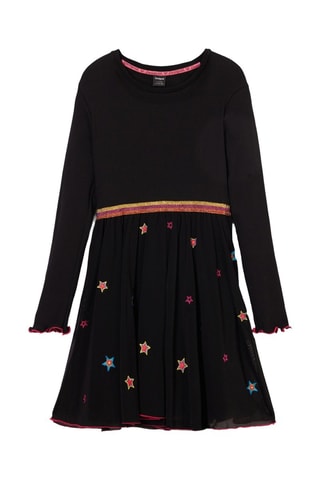 Robe trompe-l'œil - Noir