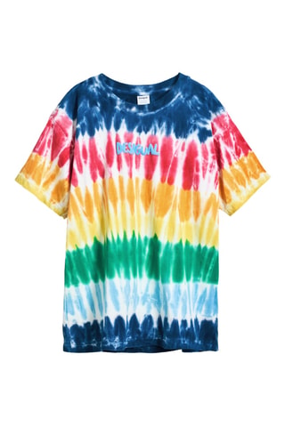 T-shirt oversize tie and dye - Multicolore