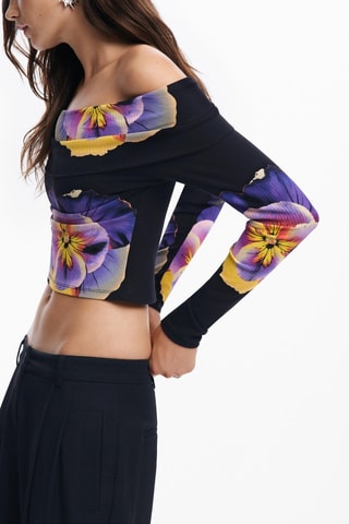 Crop top - Noir