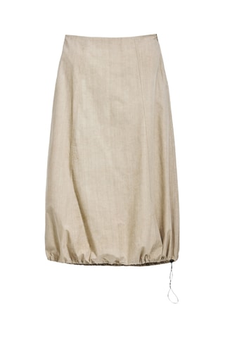 Jupe midi - Beige
