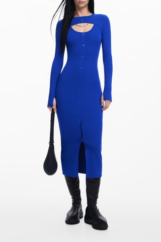 Robe chemise - Bleu