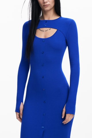 Robe chemise - Bleu