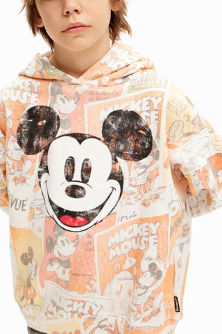 Sweat à capuche Mickey Disney - Beige