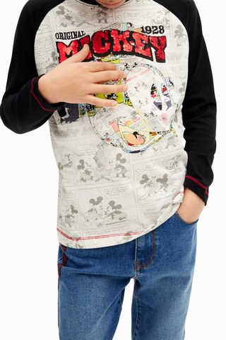 T-shirt Mickey Disney - Blanc
