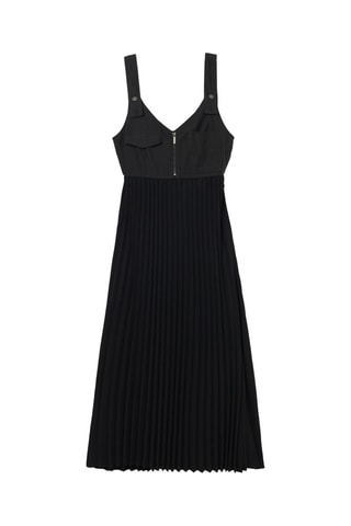 Robe plissée - Noir