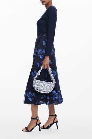 Robe portefeuille - Bleu