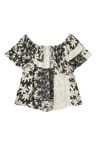 Top - Blanc et noir