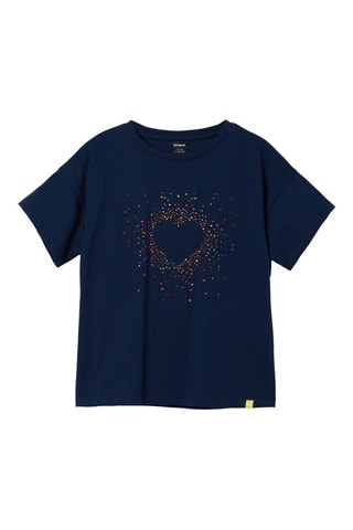 T-shirt regular - Bleu