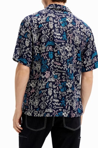 Chemise regular - Bleu