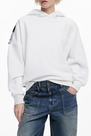 Sweat à capuche - Blanc