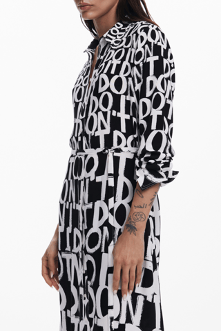 Robe chemise - Noir