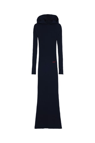 Robe pull à capuche - Bleu marine