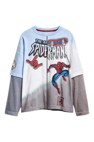 T-shirt trompe-l’œil Spider-Man Avengers Marvel - Multicolore