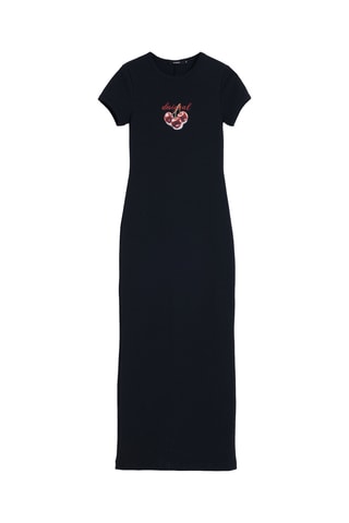 Robe t-shirt - Noir - Noir