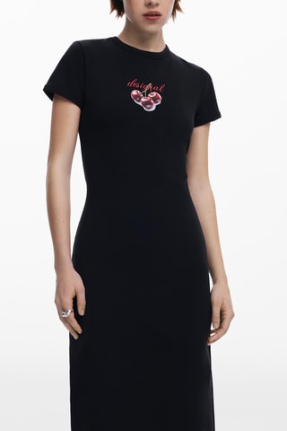 Robe t-shirt - Noir - Noir