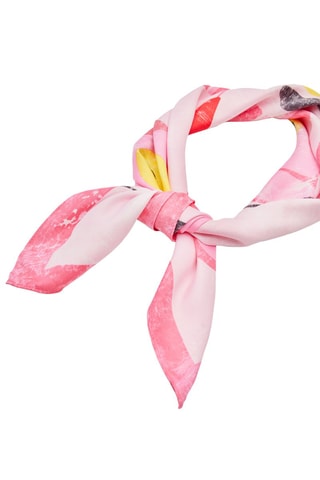 Foulard La panthère rose - Rose