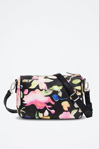 Sac porté épaule - Noir et rose