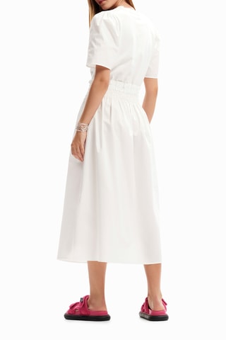 Robe midi - Blanc
