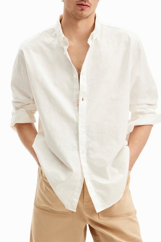 Chemise en lin - Blanc