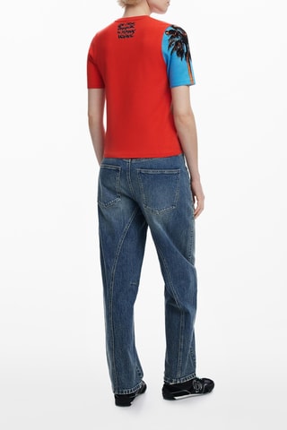 T-shirt regular - Rouge