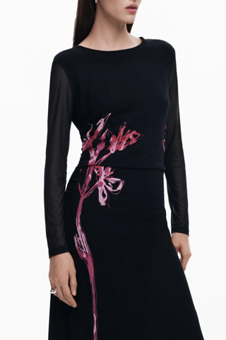 Robe longue - Noir